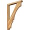 Ekena Millwork Balboa Block Rough Sawn Bracket w/ Offset Brace, Western Red Cedar, 4"W x 28"D x 40"H BKT0402X28X40BOA05RWR - alternate 1